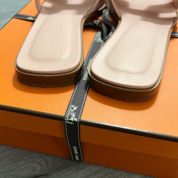 Hermès Oran sandal rose pale - Picture 5 of 6
